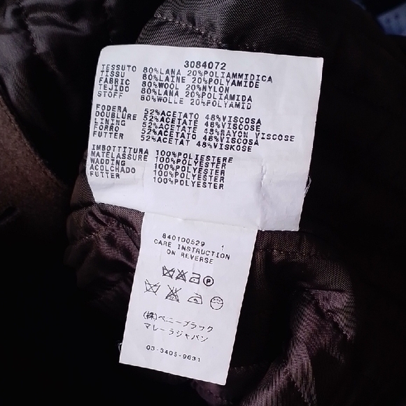 Max Mara MAX&Co GIACCONE CABAN COAT Brown Double-Breasted Jacket - Picture 10 of 11